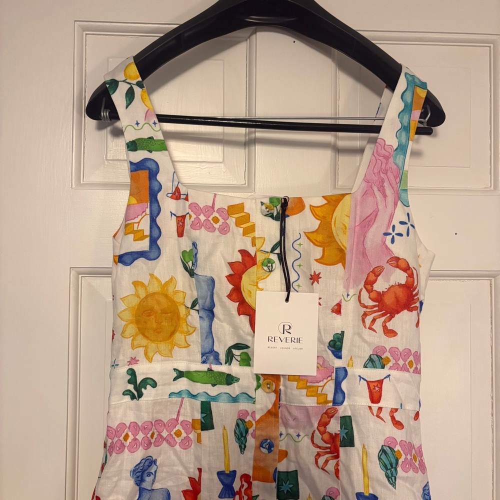 Reverie Darcy Dress in La Dolce Vita Print - Picture 7 of 9